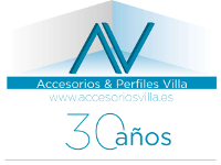 Logo Accesorios & Perfiles Villa 30 años reducido de tamaño para la cabecera